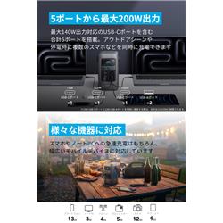 Anker Anker Solix C200 DC Portable Power Station ブラック A1727511