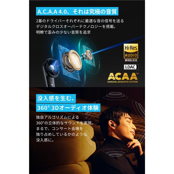 Anker A3954N11 イヤホン Soundcore Liberty 4 Pro ミッドナイト Anker A3954N11 イヤホン Soundcore Liberty 4 Pro ミッドナイト
