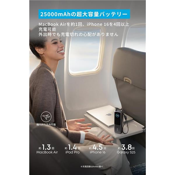 Anker Anker Power Bank [25000mAh/Built-In & マキトリシキUSB-C