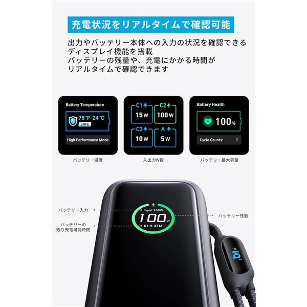 リ*ん様 Anker Power Bank 25000mAh Anker Anker Power Bank [25000mAh/Built-In & マキトリシキUSB-C
