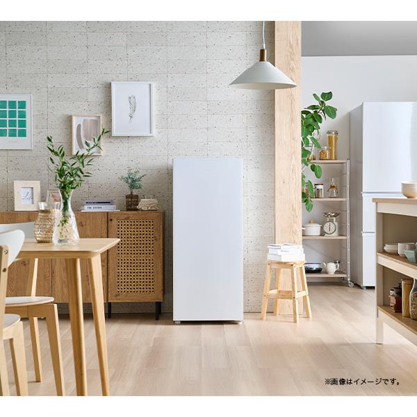 ハイアール 冷凍庫 前開き式 135L 自動霜取り 冷凍冷蔵切替 ホワイト