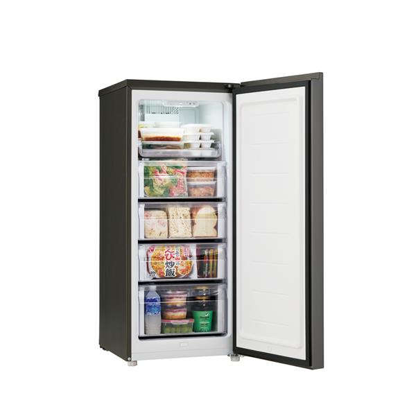 ハイアール 冷凍庫 前開き式 135L 自動霜取り 冷凍冷蔵切替 グレー JF