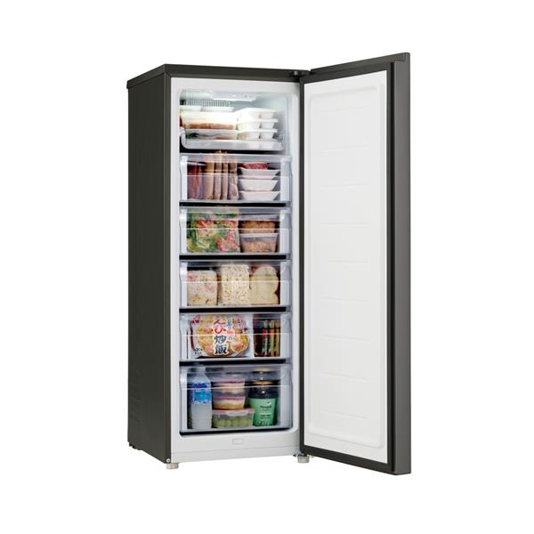 冷蔵庫・冷凍庫 ayaka ハイアール 冷凍庫 前開き式 152L 自動霜取り 冷凍冷蔵切替 グレー JF