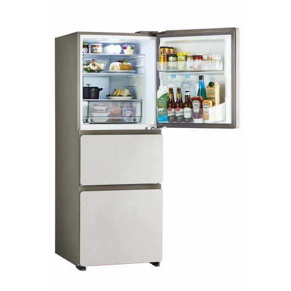 ハイアール 冷蔵庫[スリム3ドア 右開き/325L/ファン/自動製氷/サンド