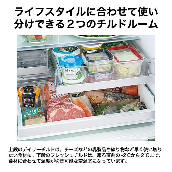 ハイアール 冷蔵庫 CORISTA 自動製氷 5ドア 右開き 450L ブルー