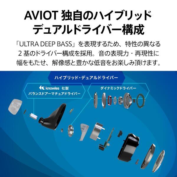 AVIOT TE-BD11tR-RD イヤホン  TE-BD11tR【ワイヤレス(左右分離)/Bluetooth/マイク対応/ノイズキャンセリング対応/ダークルージュ】 | ノジマオンライン