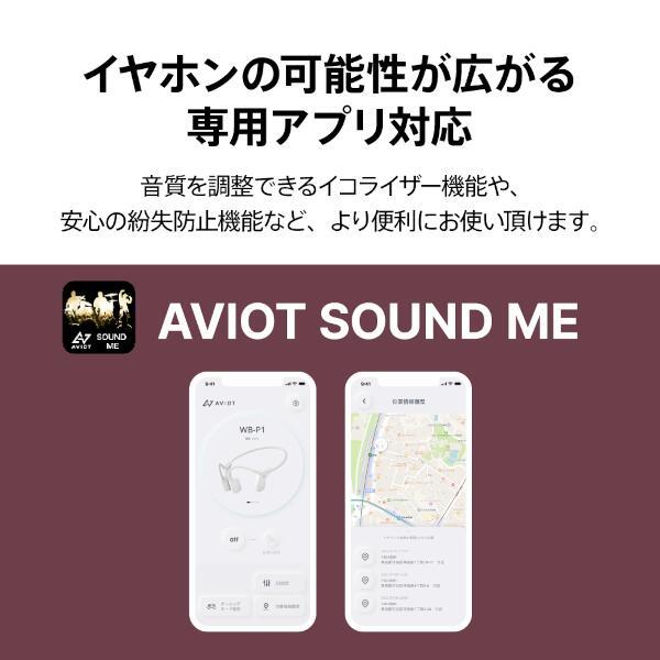 AVIOT 骨伝導イヤホン【デュアルマイク ノイズキャンセリング搭載