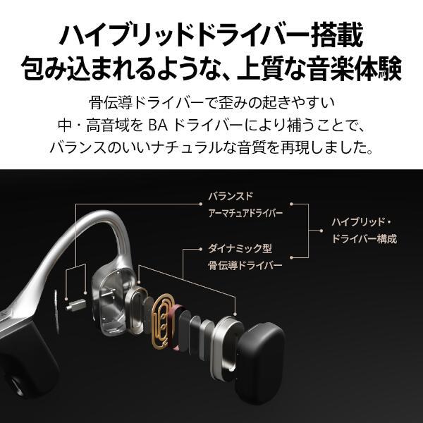 AVIOT 骨伝導イヤホン Openpiece Elite【指向性ECMブームマイク同梱