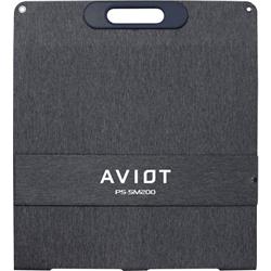 AVIOT ソーラーパネル【PS-F1200専用/折り畳み式/200W出力/24時間365日