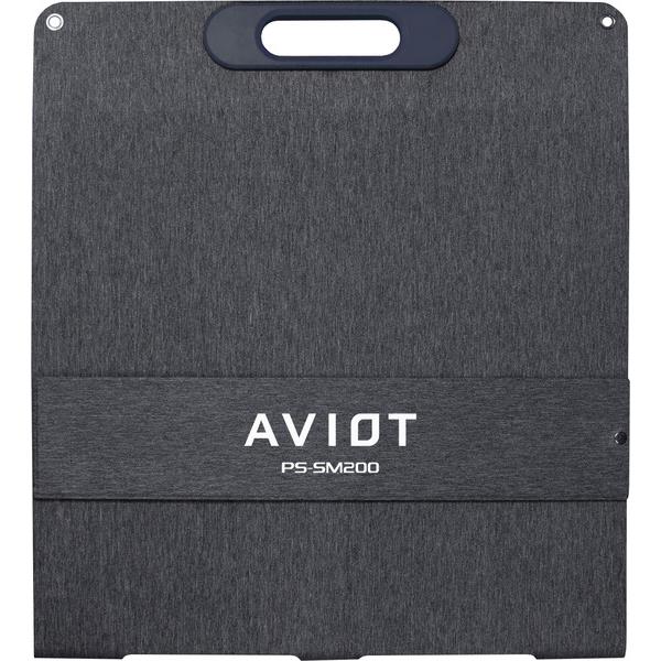 AVIOT ソーラーパネル【PS-F1200専用/折り畳み式/200W出力/24時間365日