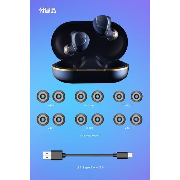 AVIOT TE-W1-RD イヤホン【ワイヤレス(左右分離)/Bluetooth 