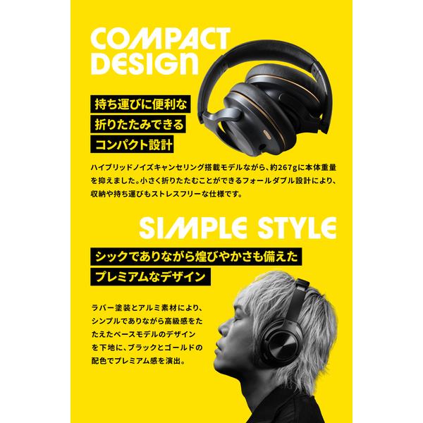 AVIOT WA-V1-PNK ヘッドホン【ワイヤレス/Bluetooth/マイク対応