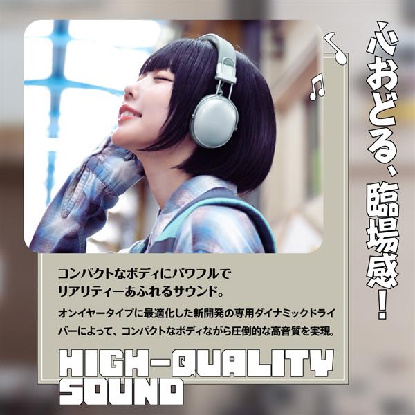 AVIOT WA-Q1-BK ヘッドホン [ワイヤレス/Bluetooth/マイク対応