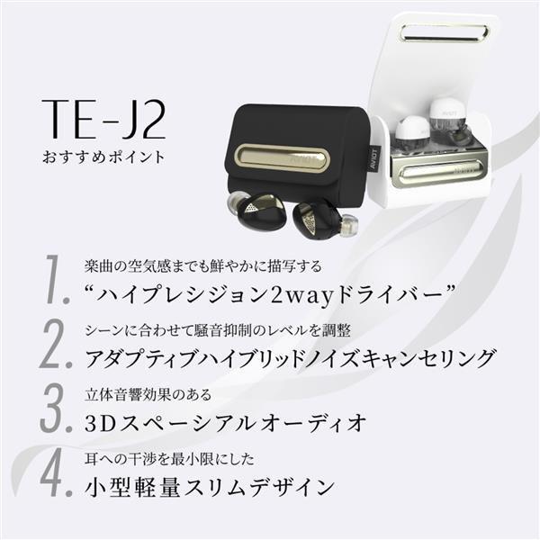 AVIOT イヤホン【ワイヤレス/Bluetooth/マイク対応/ハイレゾ対応