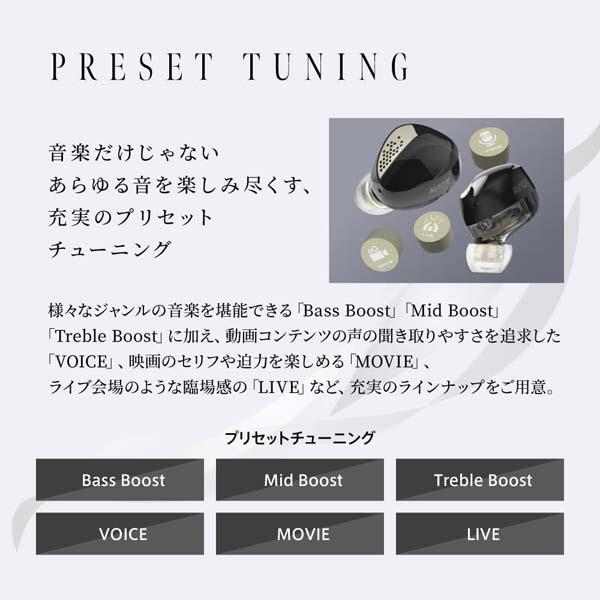 AVIOT イヤホン【ワイヤレス/Bluetooth/マイク対応/ハイレゾ対応