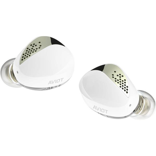 Aviot TE-J2-WH（Azla Crystal M交換済） AVIOT イヤホン【ワイヤレス/Bluetooth/マイク対応/ハイレゾ対応