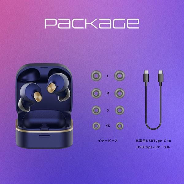 AVIOT イヤホン 完全ワイヤレス Bluetooth マイク対応 ハイレゾ対応