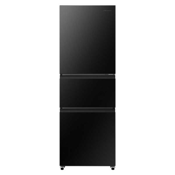 ★自社エリア内限定商品★ 中古 3ドア冷蔵庫 ハイセンス (No.2910) ハイセンス 冷蔵庫 [3ドア/右開き/295L/ファン式/ブラック]☆大型配送