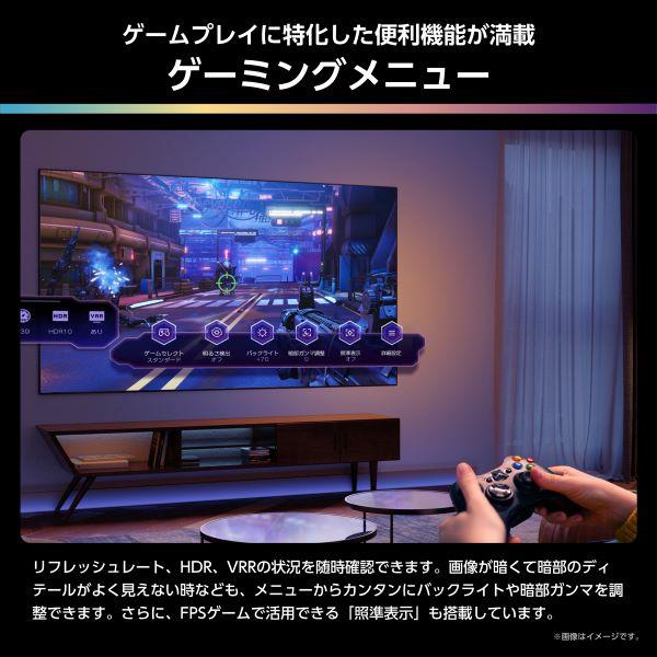 ハイセンス 4K液晶テレビ 65V型/miniLED/ARコート低反射/5.1.2ch