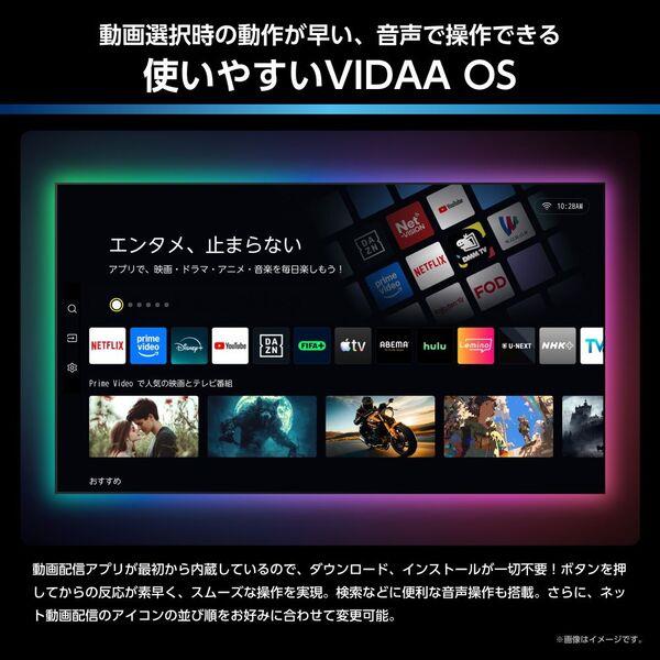 ハイセンス 4K液晶スマートテレビ [65V型/Mini LED/スマートテレビ