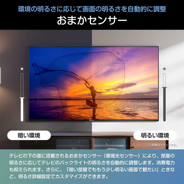 ハイセンス 4K液晶テレビ【75V型/スクリーンシェア対応/ネット対応