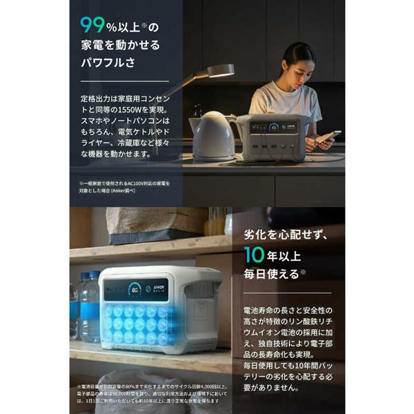 Anker ポータブル電源 Solix C1000 Gen 2 Portable Power Station