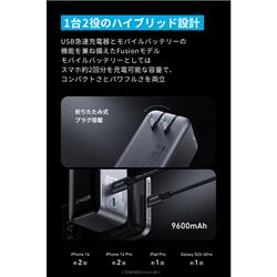 Anker 【アップグレード版】Anker Prime Power Bank 【9600mAh/65W