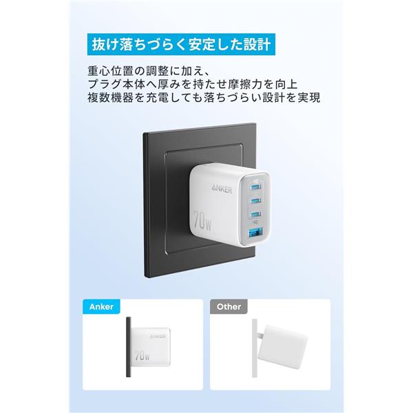 Anker Anker Zolo Charger [70W 4 Ports/ホワイト］ A121CN21 | ノジマ