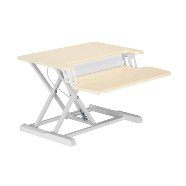 DMM.make 卓上昇降デスク【デュアルタイプ無段階調整/ガス圧式