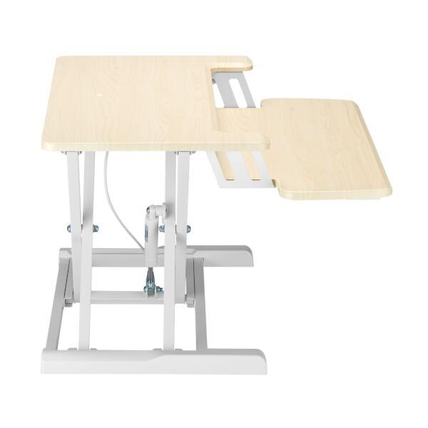 DMM.make 卓上昇降デスク【デュアルタイプ無段階調整/ガス圧式