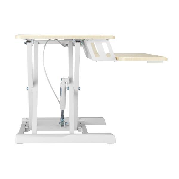 DMM.make 卓上昇降デスク【デュアルタイプ無段階調整/ガス圧式