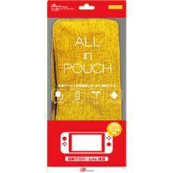 【Switch】 Switch Lite共用 オールインポーチ イエロー