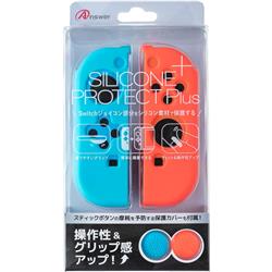 【Switch】 ジョイコン用 シリコンプロテクトPlus(ブルー&レッド)