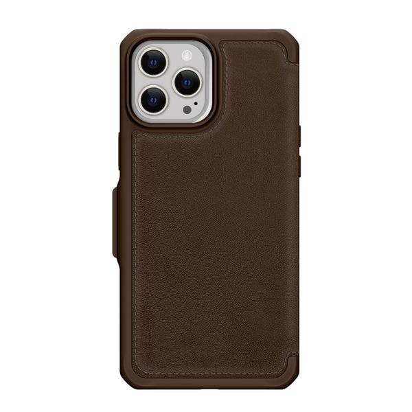 ITSKINS iPhone13 ProMax ケース Hybrid Folio Leather【手帳/ブラウン