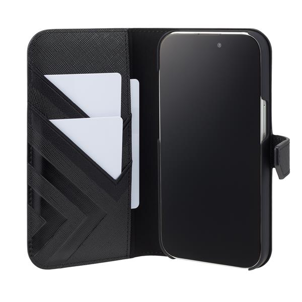 LANVIN iPhone 16pro用手帳型ケース／ブラック Amazon.co.jp: [LANVIN COLLECTION ] iPhone 16 ケース 手帳型