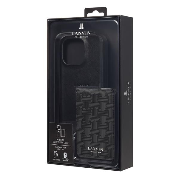 LANVIN COLLECTION iPhone16Pro用ケース ハードケース カード