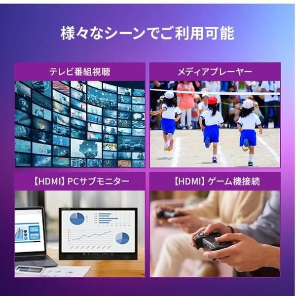 OVERTIME 3波チューナー搭載 14型コンパクトテレビ 地デジ モニター