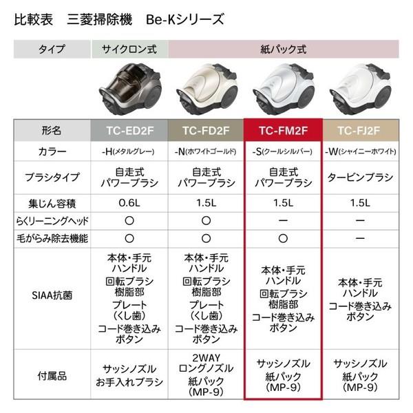 【美品】三菱電機 紙パック式掃除機Be-K 自走式パワーブラシ 紙パック2個付き Amazon | 三菱電機 Be-K(ビケイ) 紙パック掃除機 小型 軽量 自走式