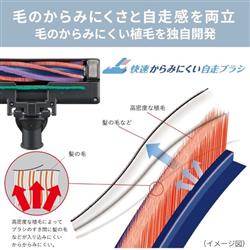 三菱電機 紙パック式掃除機Be-Kシリーズ【自走式パワーブラシ/本体質量 