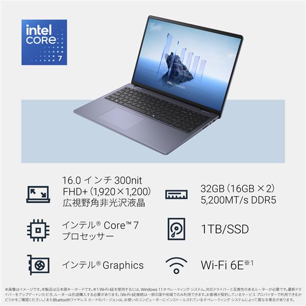DELL ノートパソコン Dell 16 DC16250 16インチ ND86-FWM3MD | ノジマ