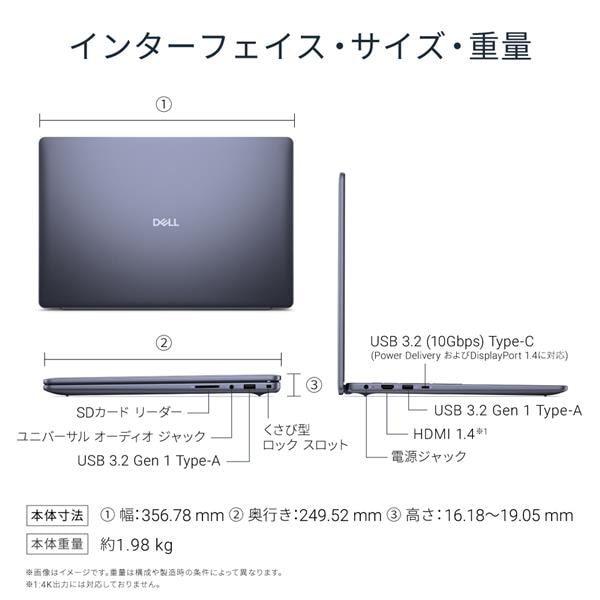 DELL ノートパソコン Dell 16 DC16250 16インチ ND86-FWM3MD | ノジマ