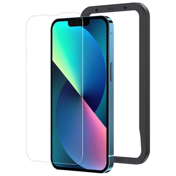 NIMASO iPhone 16e フィルム 高透明 ケースに干渉しない 簡単貼り付け