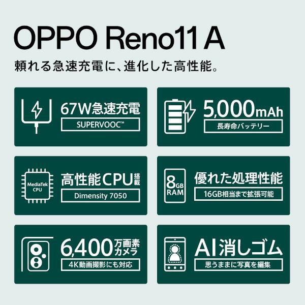 OPPO CPH2603-GR SIMフリースマートフォン OPPO Reno11A【ダーク OPPO CPH2603-GR SIMフリースマートフォン OPPO Reno11A【ダーク