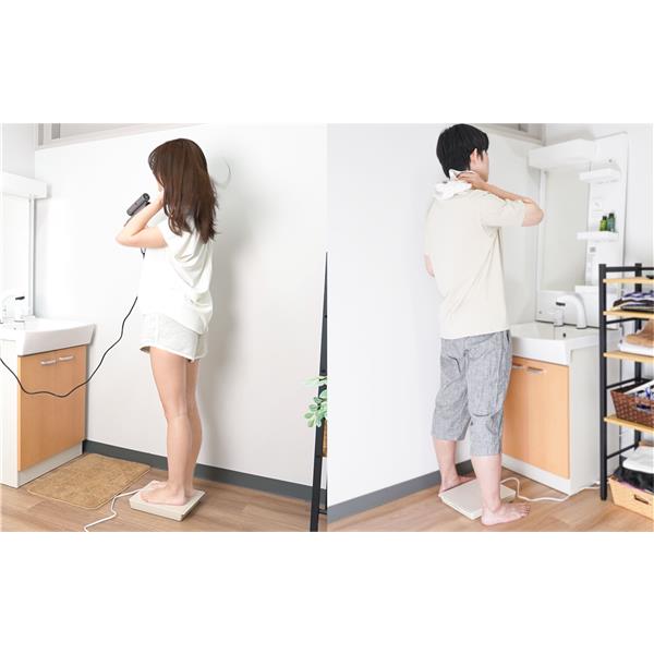 サンコー 乗れる扇風機2 【耐荷重：120㎏/防水/AC電源/ベージュ