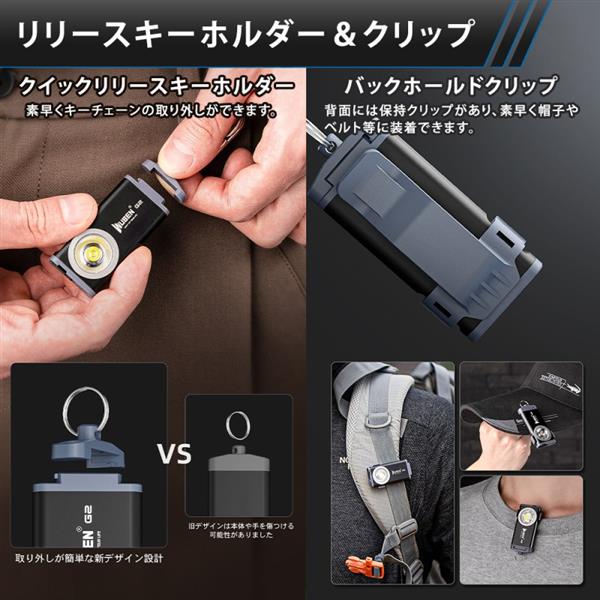 Amazon | RovyVon オーロラ A1 明るい懐中電灯、650 ルーメン