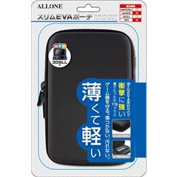 ●【3DS】newニンテンドー3DSLL ケース/カバー 軽くて丈夫なスリムEVAポーチ ゲームソフ