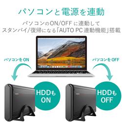 Logitec HDDケース/3.5インチHDD/アルミボディ/USB3.1(Gen1)対応/SATA3