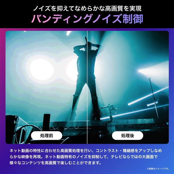 ハイセンス 4K液晶テレビ 【55V型/miniLED/量子ドット/低反射高視野角