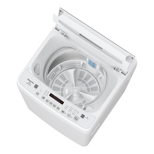 HISENSE HW-DG80J 縦型洗濯機 洗濯8kg ホワイト☆大型配送対象商品 | ノジマオンライン