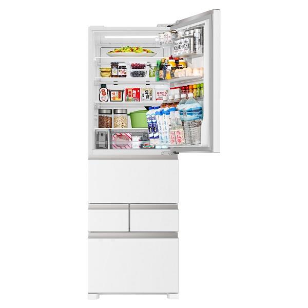 ハイセンス ファン式冷凍冷蔵庫 [5ドア/右開き/450L/シルクホワイト